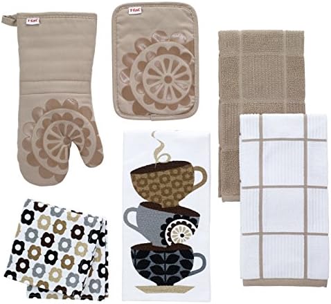 T-fal Textiles Highly Absorbent 100% Cotton Double Sided Printed Dish