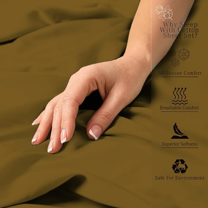 Balsara's 100% Egyptian Cotton 800 Thread Count Full XL Size Bed