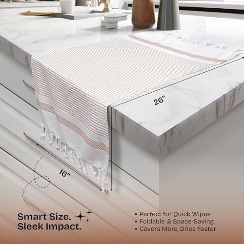 Multi Color Kitchen Towels 16x26 Inch, 12 Pack, 100% Cotton, Ultra