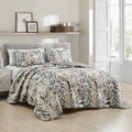 ESCA 3-Piece Alley Animal Print Gray Bedspread Set King Size Tiger