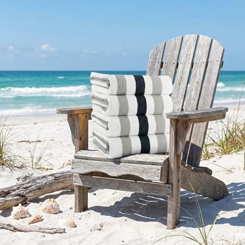 CASA COPENHAGEN Monaco Beach Towels Designed in Denmark Rough and