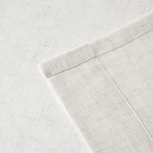 WEST LAKE 10 FT Tall Natural Pinch Pleated Sheer Curtains 120 Inches