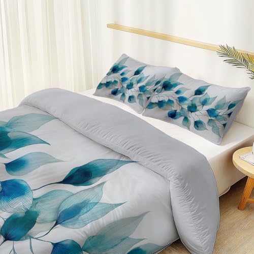 Ultra Soft Duvet Cover King, Printed Bedding Set 3 Pieces, Comfy