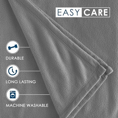 Full/Queen Size Fleece Blanket | Comfy Supersoft Fleece Blanket Full