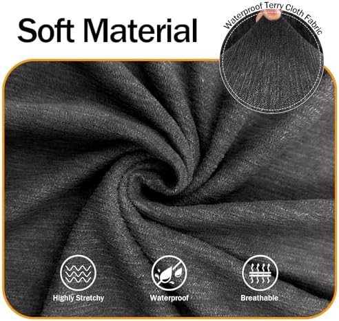 Waterproof Couch Cover, Stretch Non-Slip Sofa Slipcover with Elastic