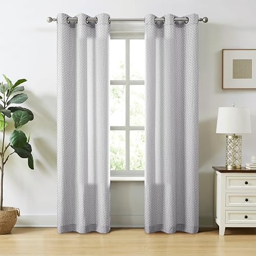 Thomasville Cline Window Curtain Panel Set of 2 Panels, 84" L x 38" W