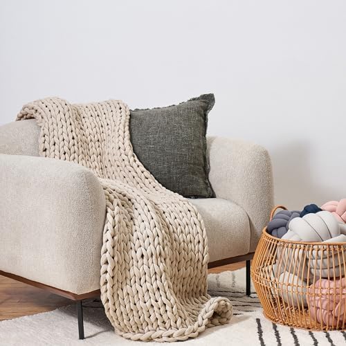 Bearaby Weighted Blanket 10 lbs (40"x64") – Driftwood – Recycled