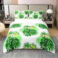 Erosebridal Green Botanical 100% Cotton Queen Comforter Cover Nature