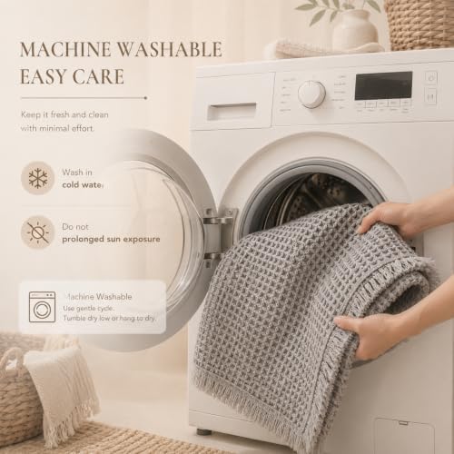 Waffle Bath mat, Non-Slip Water Absorbing Quick Dry Washable Bathroom