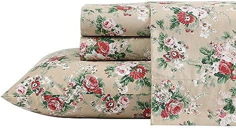 Laura Ashley - Queen Sheet Set with Fitted Sheet & Pillowcases