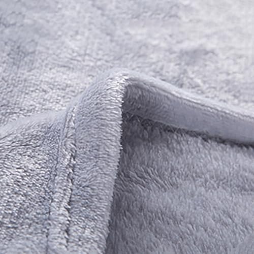 Solid Flannel Fleece Blanket,Plush Throw Fuzzy Lightweight Microfiber