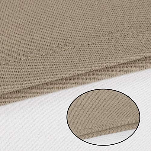 ALYVIA SPRING Stretch Pillowcases Standard Size Set of 2, Taupe
