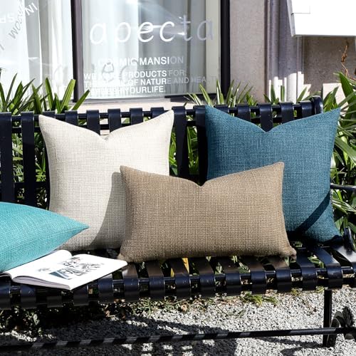 Artscope Outdoor Waterproof Throw Pillow Covers 18x18 Inch Decorative