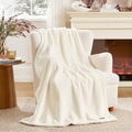 COZY KISS Soft Faux Fur Throw Blanket for Bed, Twin Size, 60x80 inch