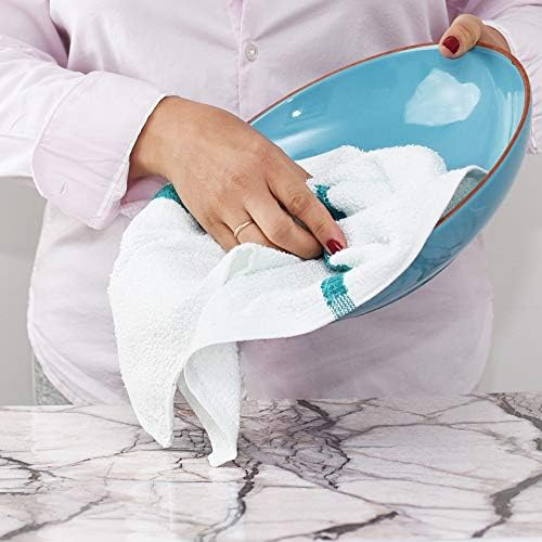 Pacific Linens Kitchen Dish Towels, Light Weight Cotton Rags for
