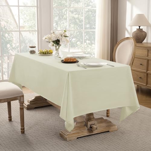 Softalker Jacquard Rectangle Tablecloth - Geometric Line Damask Table