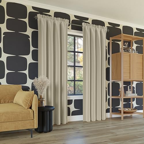 Sun Zero Oslo Theater Grade Extreme 100% Blackout Rod Pocket Curtain