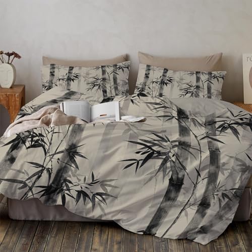 Duvet Cover Queen size with 2 Pillow Shams - 100% Microfiber Abstract