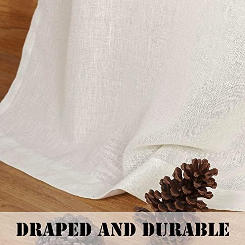 Linen Curtains Elegant Natural Linen Blended Curtains Energy Efficient