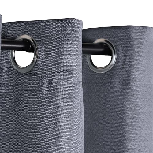 BNM Room Darkening Blackout Curtain Panels, Drapes for Kitchen