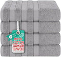 American Soft Linen Salem 100% Cotton Turkish 4 Piece Bath Towels for