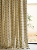 Blackout Curtains 72 Inch Length 1 Panel Floral Jacquard Curtain