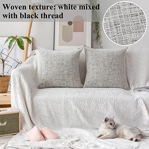 Home Brilliant Decorative Accent Pillow Covers Chenille Throw Pillows