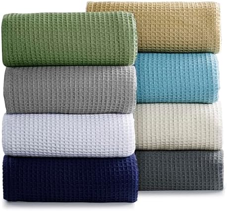 100% Cotton Blanket King Size, Grey, 90x108 Inches