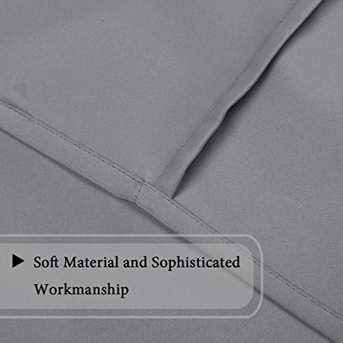 H.Versailtex Thermal Insulated Blackout Tie Up Curtains Adjustable