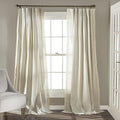 Lush Decor Rosalie Light Filtering Window Curtain Panels, Pair, 54" W