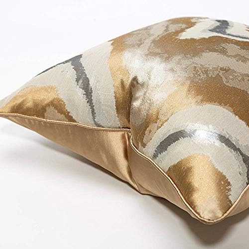 Gold Decorative Throw Pillow Covers,20x20, Modern