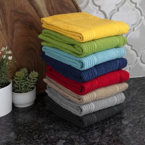 T-Fal Textiles 10959 Solid Color Parquet Design 100-Percent Cotton