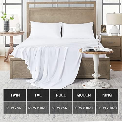 FreshCulture King Flat Sheet - Hotel Quality King Flat Sheet Only
