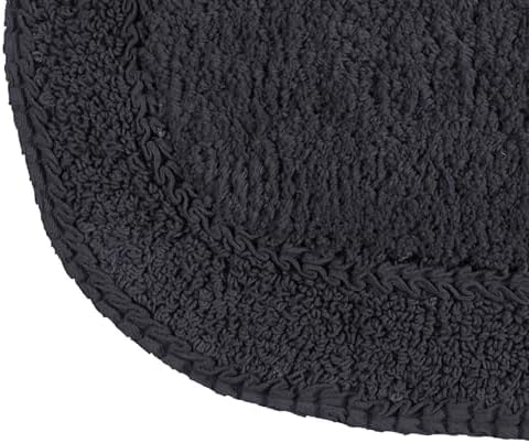 Home Weavers Double Ruffle Collection 100% Cotton Bathroom Rugs Set