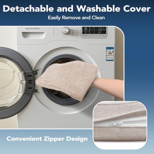 Chair Cushions for Dining Chairs, Non Slip Chair Pads with Ties and