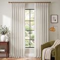 RYB HOME Light Filtering Curtains 96 inches Long 2 Panels Set, Thick