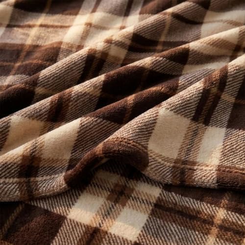 Nautica - King Soft Blanket, Plaid, Lightweight & Cozy Plush Bedding