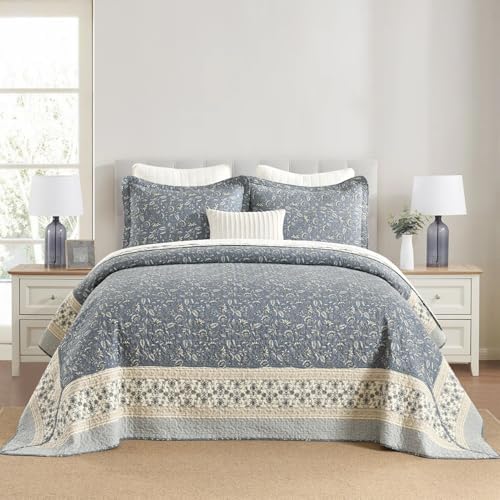 SahSahCasa 100% Cotton 128"x120" Oversized California King XL