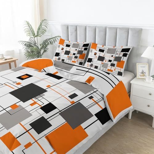Duvet Cover Set Queen - Ultra Soft Microfiber Reversible Comforter