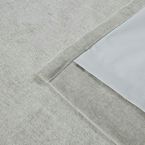 Vision Home Silver Grey Pinch Pleated Full Blackout Curtains Velvet