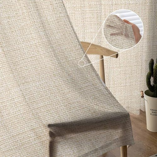Sheer Curtains 108 Inches Long 2 Panels Set for Living Room, Vintage