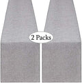 B-COOL Burlap Table Runner Gray Wedding Table Runners Roll Jute Fabric