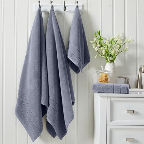 Springtree Home Luxury Turkish Cotton Bath Towels Set | 6-Piece Set