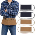 Canvas Waist Aprons with 2 Pockets, Utility Aprons for Woodworking