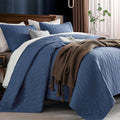 SHALALA - 100% Cotton Queen Quilt Set,200 GSM Cotton Fill