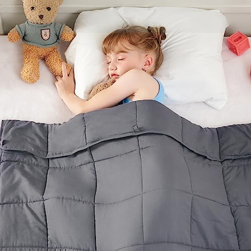 yescool Weighted Blanket 10 Pounds Twin Cooling Weighted Lap Blanket