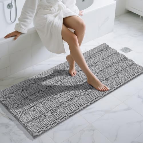 Yimobra Bathroom Runner Rugs 60"x24", Non Slip and Absorbent Bath Mat