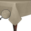 Ultimate Textile 52 x 70-Inch Rectangular Faux Burlap Tablecloth