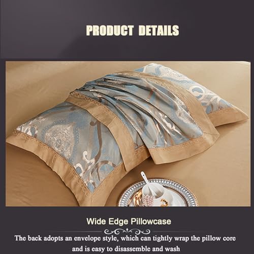 Soft Striped Cotton Bedding Set 4pcs - Sweet Duvet Cover with Zipper