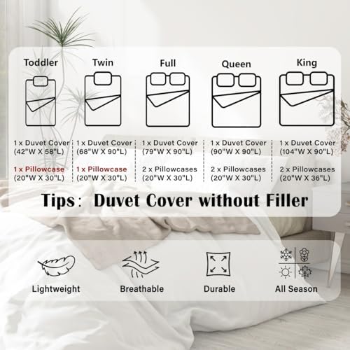 Manfei Modern Geometric Abstract Duvet Cover Set Boho Mid Century